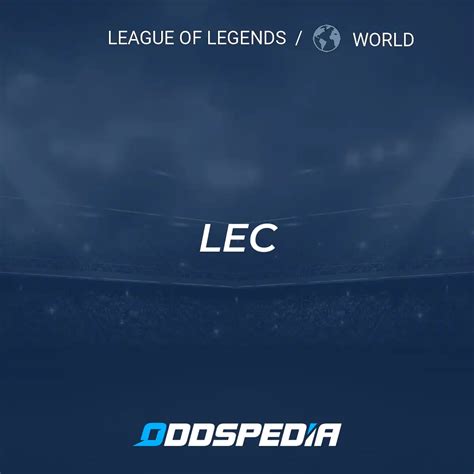 lec results|LEC Schedule, Standings And Results .